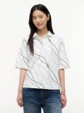 Multi Relaxed Fit Interlock Knit Polo Shirt  Women