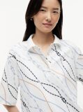 Multi Relaxed Fit Interlock Knit Polo Shirt  Women