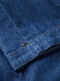 Blue Denim Sleeveless Belted Top  Women
