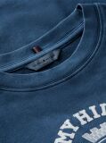 Blue Crest Embroidery Relaxed Washed Jersey T-Shirt  Women