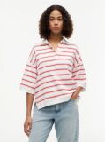 Multi Oversized Ριγέ Μπλούζα Πόλο  Γυναίκες