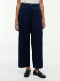 Blue Washed Barrel Leg Chinos  Women