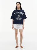 Blue Crest Relaxed Oversized T-Shirt  Women