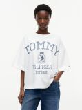 Άσπρο T-Shirt Oversized Σε Άνετη Γραμμή  Γυναίκες