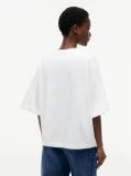 Άσπρο T-Shirt Oversized Σε Άνετη Γραμμή  Γυναίκες