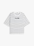 Multi Logo Embroidery Relaxed Crew Neck T-Shirt  Women