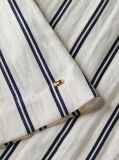 Multi Gold-Tone Button Stripe Midi Dress  Women
