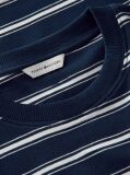 Multi T-Shirt Με Μακρύ Μανίκι Κορδόνι Και Ρίγες  Γυναίκες