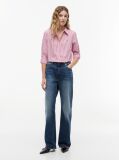 Multi Regular Fit Flag Embroidery Poplin Shirt  Women
