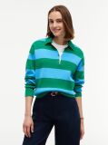 Multi Premium Knit Gold-Tone Button Polo Jumper  Women