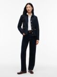 Μπλε Denim Τζάκετ Με Χρυσά Κουμπιά Σε Slim Γραμμή  Γυναίκες