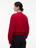 Red Logo Relaxed Terry Sweatshirt  Women