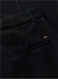 Black Straight Wide Leg Tuxedo Trousers  Women
