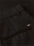 Black Straight Leg Twill Trousers  Women