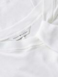 White Knot Textured Jersey Sleeveless Top  Women