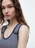 Multi Gold-Tone Button Ribbed Tank Top  Women