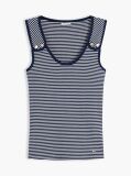 Multi Gold-Tone Button Ribbed Tank Top  Women