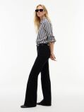 Black Luna Mid Rise Flared Black Jeans  Women