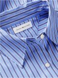 Blue Relaxed Fit Drawstring Hem Shirt  Women