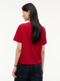 Red Logo Jersey Crew Neck T-Shirt  Women