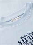 Μπλε T-Shirt Με Κλασική Λαιμόκοψη Και Λογότυπο  Γυναίκες