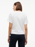 Beige Logo Interlock Knit Crew Neck T-Shirt  Women