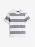 Multi Ριγέ T-Shirt Με Κανονική Λαιμόκοψη  Άνδρες