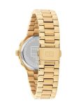 White Ionic Gold-Plated White Dial Bracelet Watch  Women