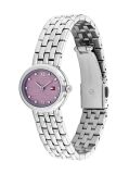 Purple Stainless Steel Chain-Link Watch  Women