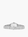 Blue Square Blue Dial Stainless Steel Chain-Link Watch  Women