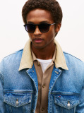 Black Round Sunglasses  Men