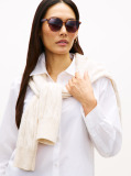 Brown Panthos Sunglasses  Women