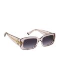 Pink Logo Plaque Rectangular Sunglasses  Women