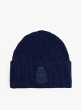 Blue TH Crest Beanie With Cashmere  Men