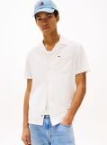 Beige Regular Fit Linen Blend Shirt  Men