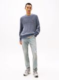 Denim Ryan Distressed Slim Straight Leg Jeans  Men