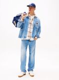 Denim Τζιν Με Κεντητό Σήμα Σε Άνετη Γραμμή  Άνδρες