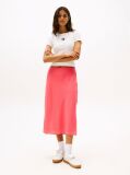 Pink Trim Midi Skirt  Women