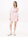 Pink Halterneck Fit And Flare Mini Dress  Women