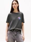 Black Relaxed Neon T-Shirt  Women