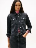 Denim Studded Denim Trucker Jacket  Women