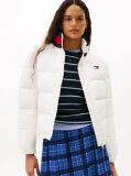 Beige Logo Relaxed Puffer Jacket  Women