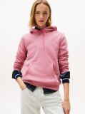 Ροζ Fleece Hoody Με Λογότυπο  Γυναίκες