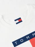 Άσπρο T-Shirt Με Tonal Σημαιάκι  Γυναίκες