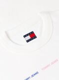 Άσπρο Βαμβακερό T-Shirt Με Επαναλαμβανόμενο Λογότυπο  Γυναίκες