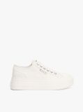 Άσπρο Denim Sneakers Σε Στιλ Πλατφόρμας  Γυναίκες