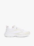 White Modern Runner Logo Trainers  Men