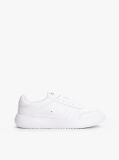 Άσπρο Άνετα Δερμάτινα Sneakers  Άνδρες