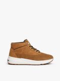 Khaki Leather Hybrid Boots  Men