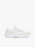 Άσπρο Sneakers Με Μίξη Υφών  Γυναίκες
